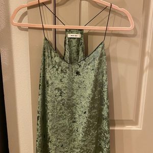 Green Velvet Tank